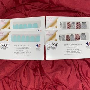 Colorstreet nail polish strips.   4 packs